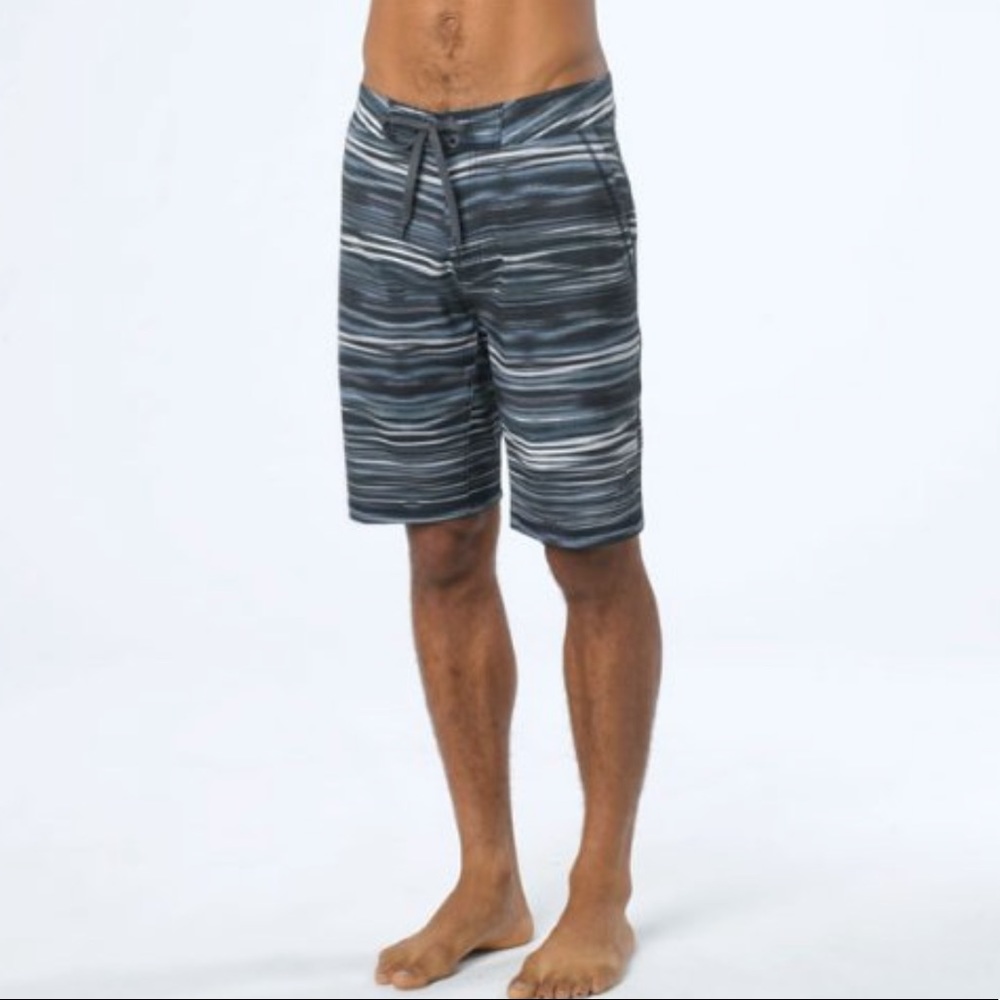 PrAna SZ 32 Linear Outdoor Swim Board Shorts